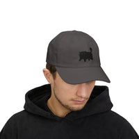 Load image into Gallery viewer, Black Cat, Embroidered Dad Hat