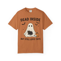 Load image into Gallery viewer, Dead Inside But Still Love Cats Halloween Cat T-Shirt