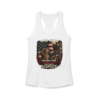 Load image into Gallery viewer, Cat Saluting Eagle - America 250  Racerback Tank