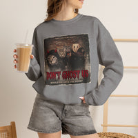 Load image into Gallery viewer, Cat Gang Horror Movie – Retro Halloween Cat Sweatshirt