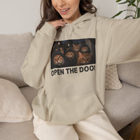 Load image into Gallery viewer, Open The Door- Orange Cat Gang Edition Hoodie