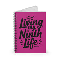 Load image into Gallery viewer, Living My Ninth Life - Spiral Notebook
