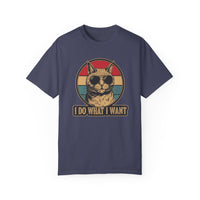 Load image into Gallery viewer, I Do What I Want. Cool Cat Unisex 100% Cotton T-shirt
