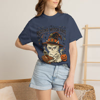 Load image into Gallery viewer, Resting Witch Face – Funny Halloween Cat T-Shirt