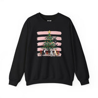 Load image into Gallery viewer, Christmas Cats &amp; Christmas Tree Sweatshirt – Funny Cat Lover Gift