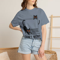 Load image into Gallery viewer, Don't Worry I'm From Tech Support Funny Cat T-Shirt