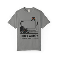 Load image into Gallery viewer, Don't Worry I'm From Tech Support Funny Cat T-Shirt