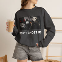 Load image into Gallery viewer, Don’t Ghost Us – Funny Halloween Cat Sweatshirt