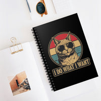 Load image into Gallery viewer, I Do What I Want - Spiral Notebook
