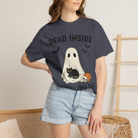 Load image into Gallery viewer, Dead Inside But Still Love Cats Halloween Cat T-Shirt