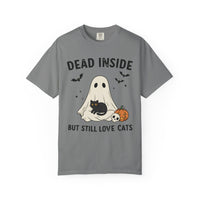 Load image into Gallery viewer, Dead Inside But Still Love Cats Halloween Cat T-Shirt