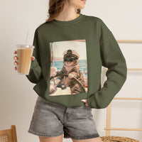 Load image into Gallery viewer, Captain Cat – Funny Sailing Cat Sweatshirt