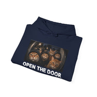 Load image into Gallery viewer, Open The Door- Orange Cat Gang Edition Hoodie