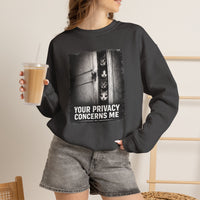 Load image into Gallery viewer, Your Privacy Concerns Me - Funny Cat Sweatshirt