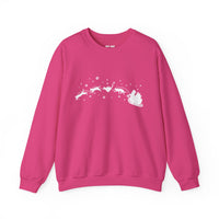Load image into Gallery viewer, Santa's Cat Sleigh – Funny Christmas Cat Sweatshirt