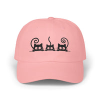 Load image into Gallery viewer, Cute Trio Cats, Embroidered Dad Hat