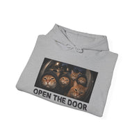 Load image into Gallery viewer, Open The Door- Orange Cat Gang Edition Hoodie