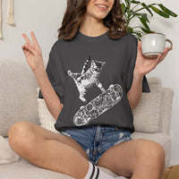 Load image into Gallery viewer, Retro Skateboarding Kitty