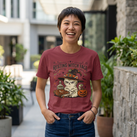 Load image into Gallery viewer, Resting Witch Face – Funny Halloween Cat T-Shirt