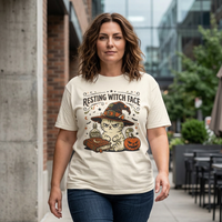 Load image into Gallery viewer, Resting Witch Face – Funny Halloween Cat T-Shirt