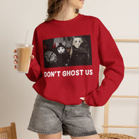 Load image into Gallery viewer, Don’t Ghost Us – Funny Halloween Cat Sweatshirt