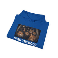 Load image into Gallery viewer, Open The Door- Orange Cat Gang Edition Hoodie