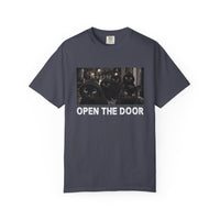 Load image into Gallery viewer, Open The Door – Black Cat Gang T-Shirt