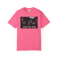 Load image into Gallery viewer, Cat Gang, Open The Door - Summer BBQ Edition T-Shirt