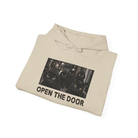 Load image into Gallery viewer, Open The Door- Cat Gang - Black Cats Hoodie