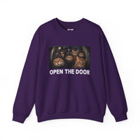 Load image into Gallery viewer, Open The Door – Orange Cat Gang Sweatshirt