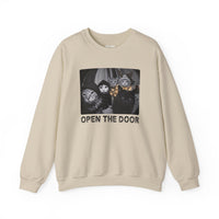 Load image into Gallery viewer, Open The Door – Christmas Cat Gang Sweatshirt