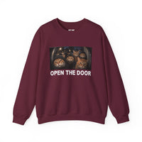 Load image into Gallery viewer, Open The Door – Orange Cat Gang Sweatshirt