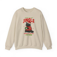 Load image into Gallery viewer, Jingle Some of the Way – Funny Christmas Cat Sweatshirt