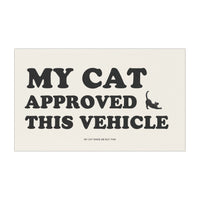 Load image into Gallery viewer, My Cat Approved This Vehicle - Car Magnet