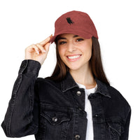 Load image into Gallery viewer, Leaping Cat, Corduroy Embroidered Baseball Cap