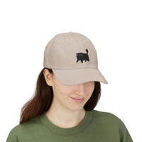 Load image into Gallery viewer, Black Cat, Embroidered Dad Hat