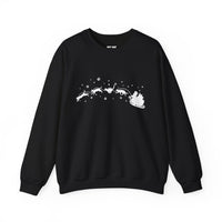 Load image into Gallery viewer, Santa's Cat Sleigh – Funny Christmas Cat Sweatshirt