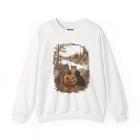 Load image into Gallery viewer, Cats &amp; Pumpkins Cozy Fall Sweatshirt
