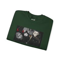Load image into Gallery viewer, Don’t Ghost Us – Funny Halloween Cat Sweatshirt