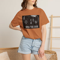 Load image into Gallery viewer, Cat Gang, Open The Door - Summer BBQ Edition T-Shirt