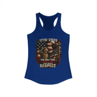 Load image into Gallery viewer, Cat Saluting Eagle - America 250  Racerback Tank
