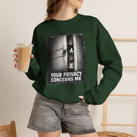 Load image into Gallery viewer, Your Privacy Concerns Me - Funny Cat Sweatshirt