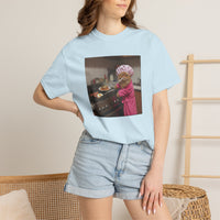 Load image into Gallery viewer, Orange Cat Cooking Breakfast