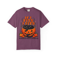 Load image into Gallery viewer, If I Fits I Sits Pumpkin Cat Halloween T-Shirt