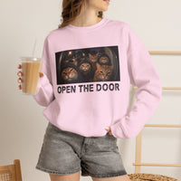 Load image into Gallery viewer, Open The Door – Orange Cat Gang Sweatshirt