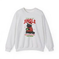 Load image into Gallery viewer, Jingle Some of the Way – Funny Christmas Cat Sweatshirt