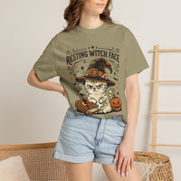 Load image into Gallery viewer, Resting Witch Face – Funny Halloween Cat T-Shirt