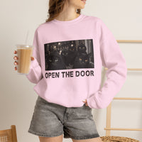 Load image into Gallery viewer, Cat Gang, Open The Door - Black Cats Sweatshirt