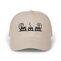 Load image into Gallery viewer, Cute Trio Cats, Embroidered Dad Hat