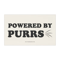 Load image into Gallery viewer, Powered By Purrs - Car Magnet